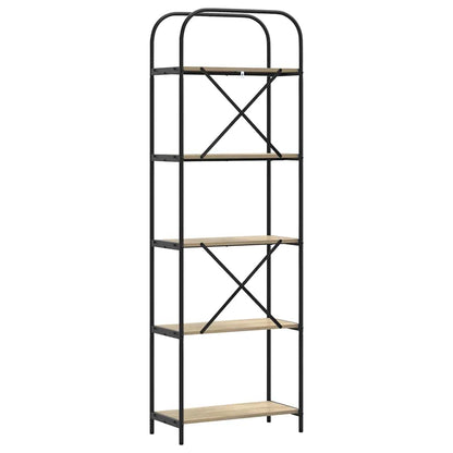 Bokhylle Sonoma eik 60 x 30 x 183 cm Konstruert tre