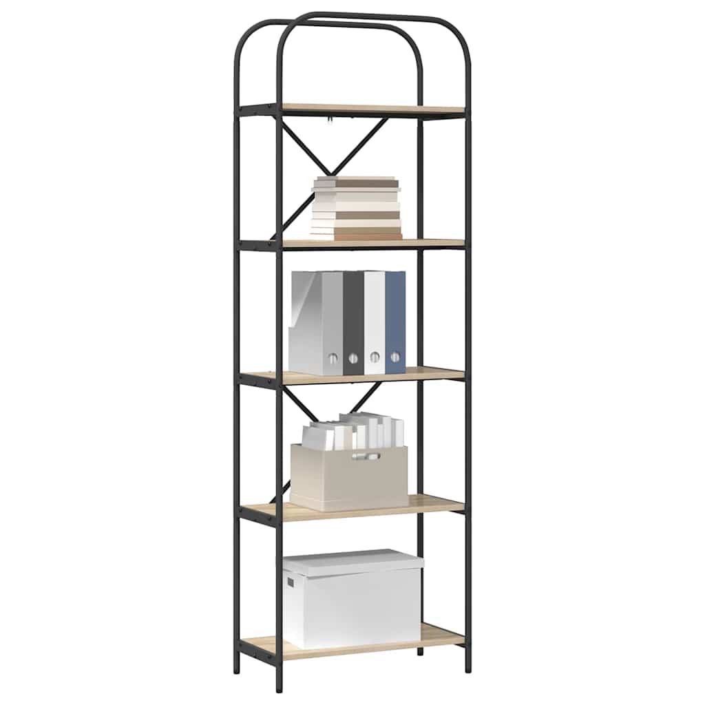 Bokhylle Sonoma eik 60 x 30 x 183 cm Konstruert tre