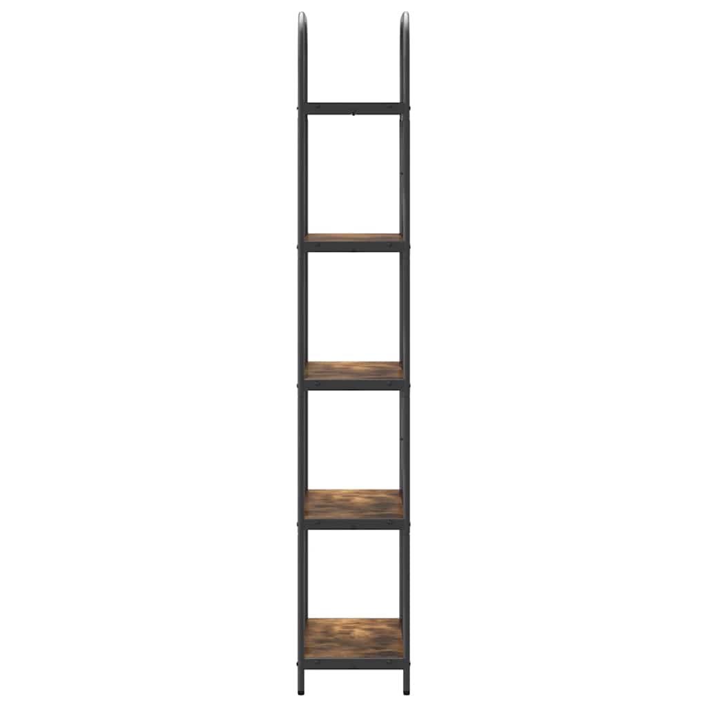 Bokhylle Røkt eik 60 x 30 x 183 cm Konstruert tre