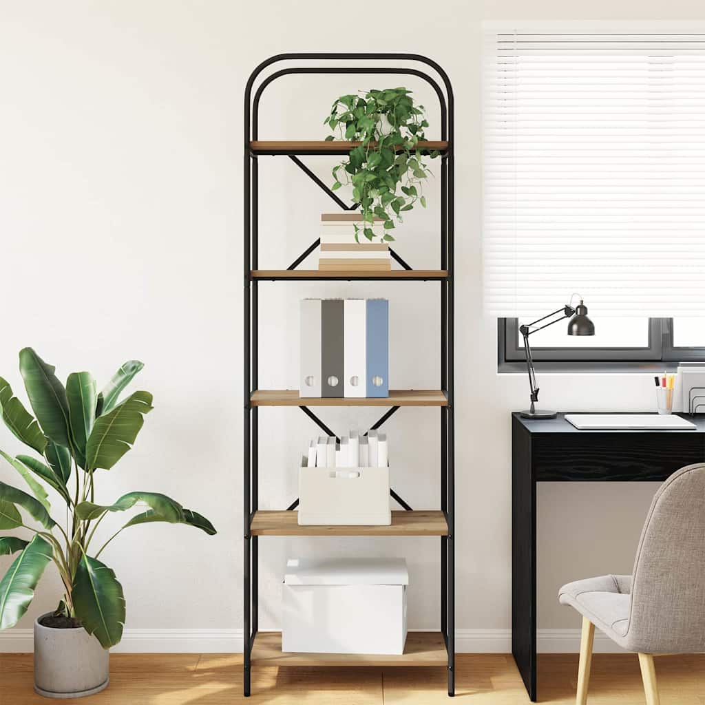 Bokhylle artisan eik 60 x 30 x 183 cm Konstruert tre