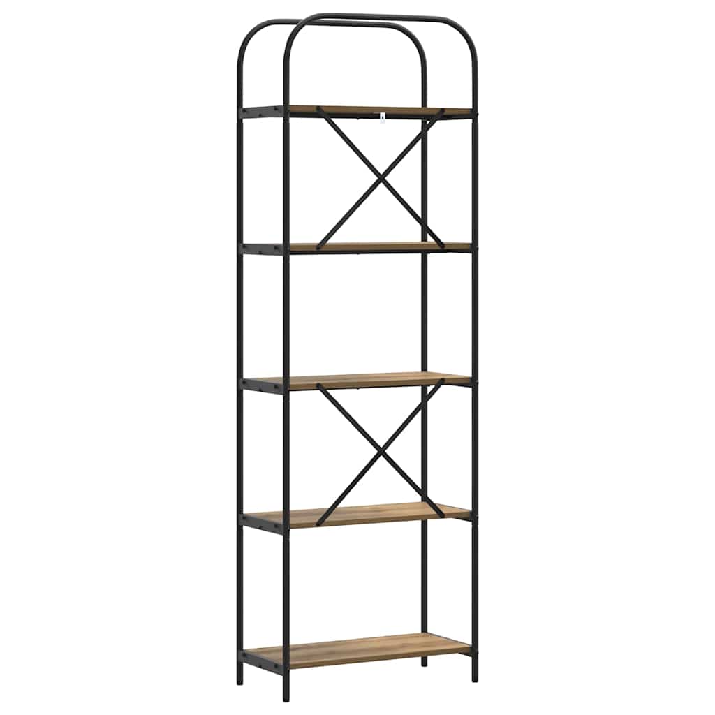 Bokhylle artisan eik 60 x 30 x 183 cm Konstruert tre