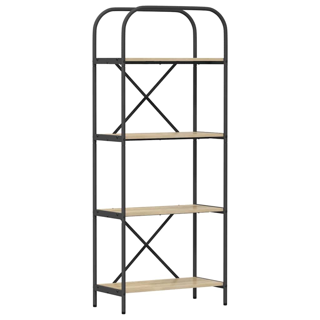 Bokhylle Sonoma eik 60 x 30 x 146 cm Konstruert tre