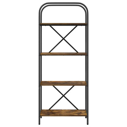 Bokhylle Røkt eik 60 x 30 x 146 cm Konstruert tre