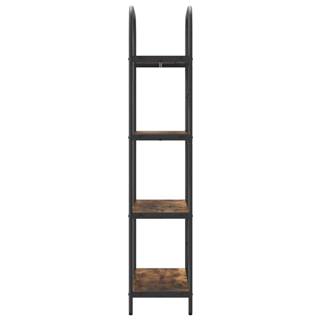 Bokhylle Røkt eik 60 x 30 x 146 cm Konstruert tre