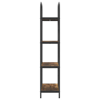Bokhylle Røkt eik 60 x 30 x 146 cm Konstruert tre