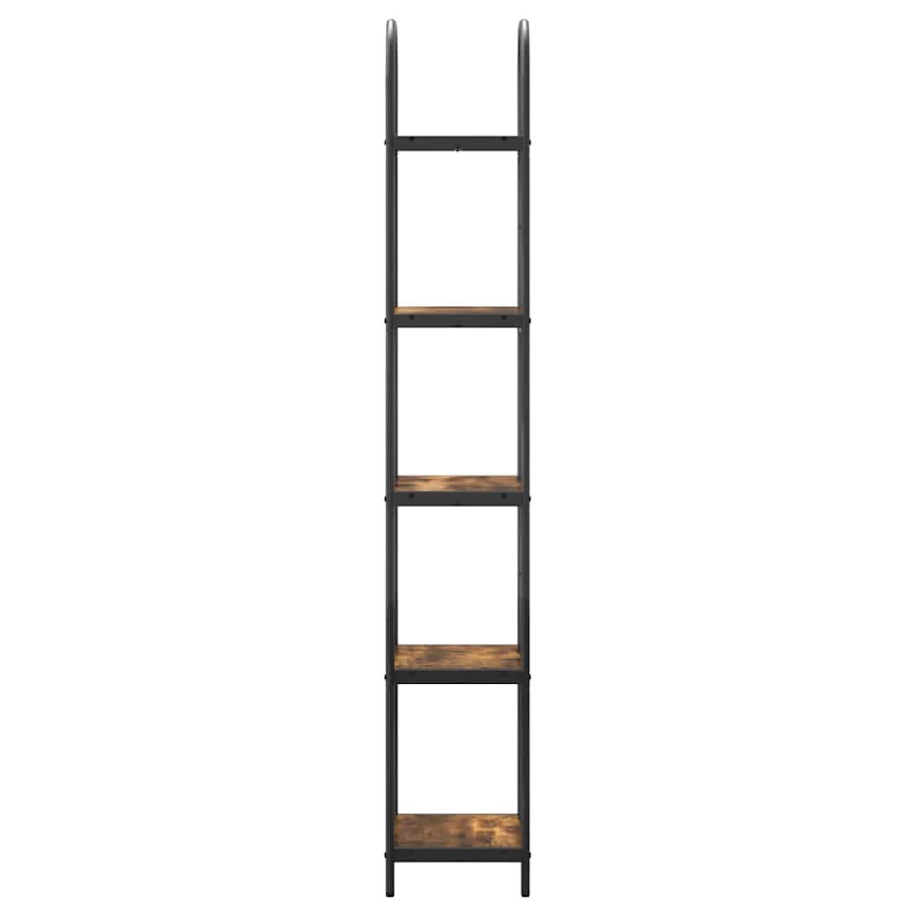 Bokhylle Røkt eik 40 x 30 x 183 cm Konstruert tre