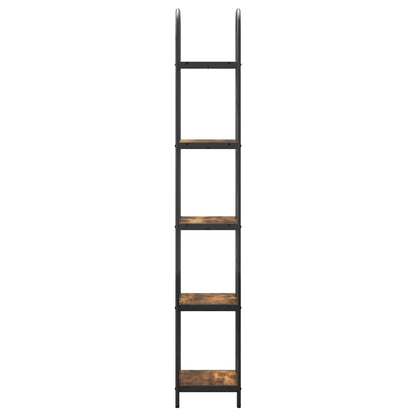 Bokhylle Røkt eik 40 x 30 x 183 cm Konstruert tre