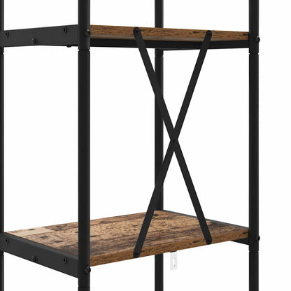 Bokhylle Gammelt tre 40 x 30 x 183 cm Konstruert tre