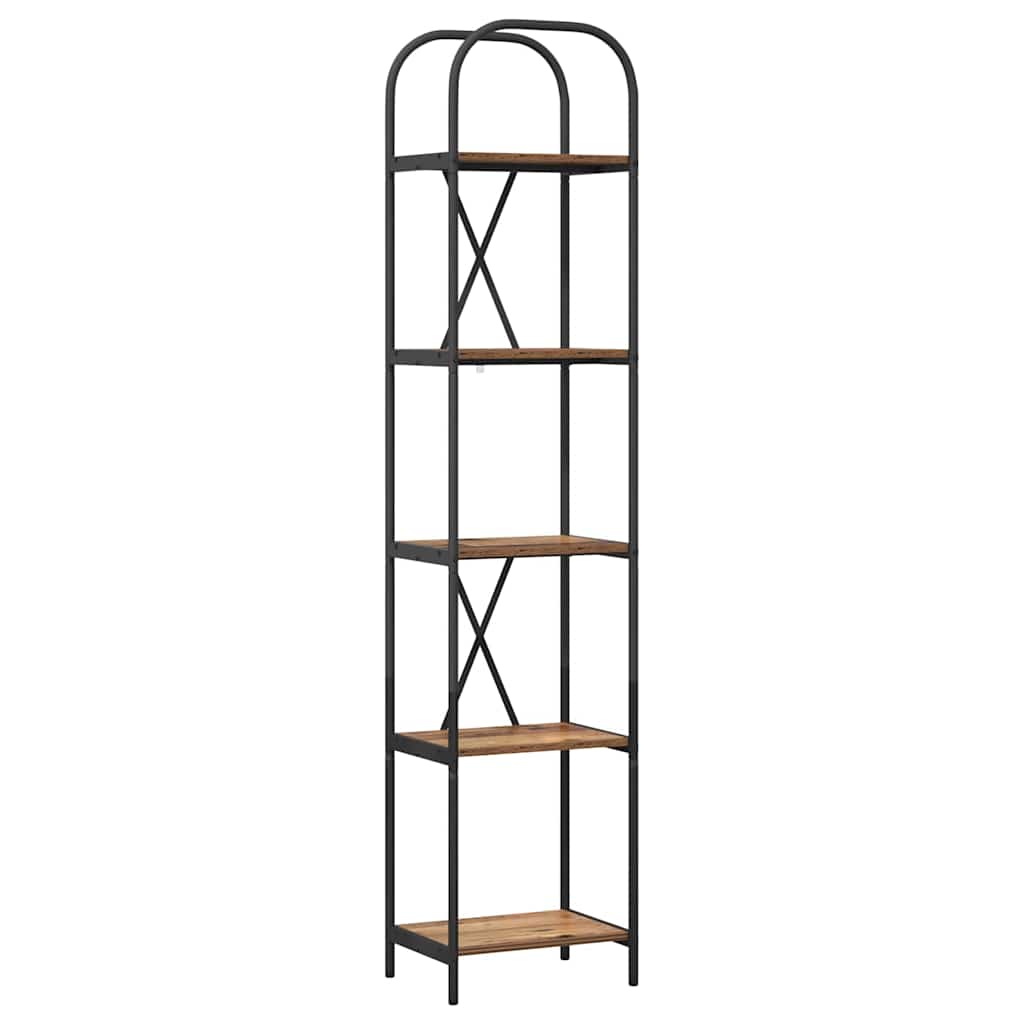 Bokhylle Gammelt tre 40 x 30 x 183 cm Konstruert tre
