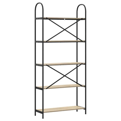 Bokhylle Sonoma eik 80 x 30 x 183 cm Konstruert tre