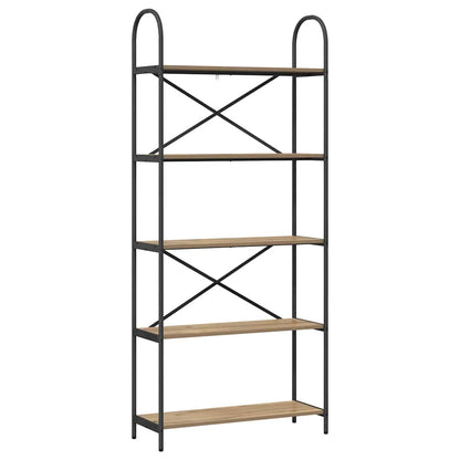 Bokhylle artisan eik 80 x 30 x 183 cm Konstruert tre
