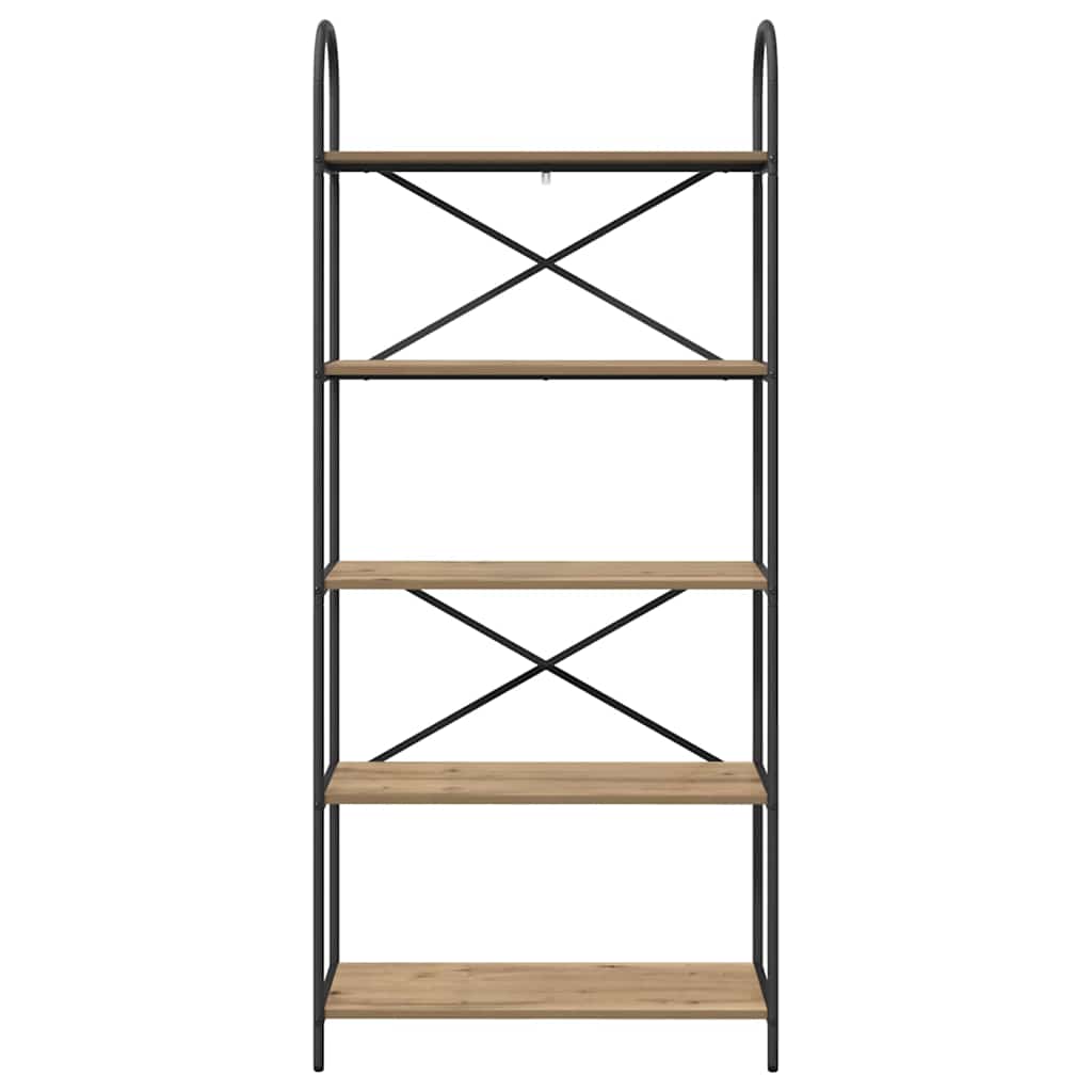 Bokhylle artisan eik 80 x 30 x 183 cm Konstruert tre