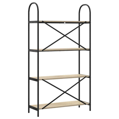 Bokhylle Sonoma eik 80 x 30 x 146 cm Konstruert tre
