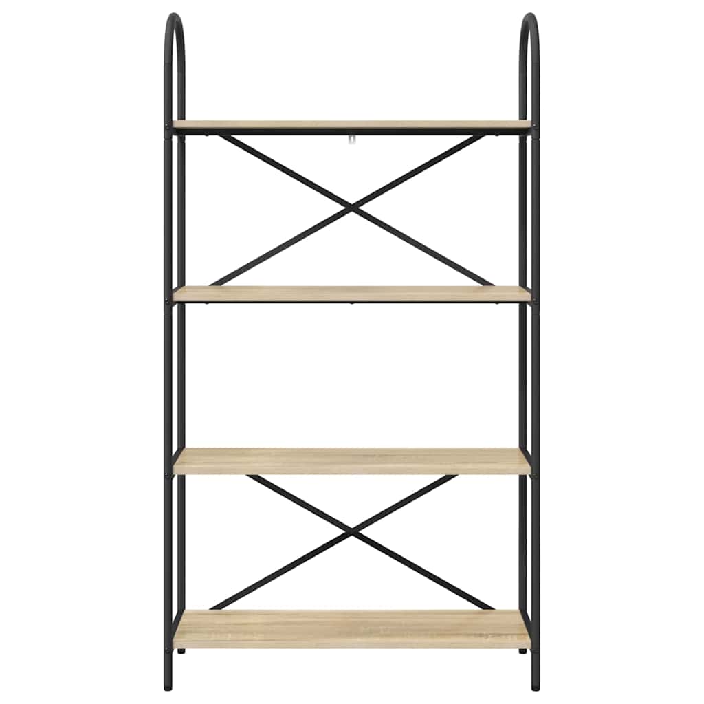 Bokhylle Sonoma eik 80 x 30 x 146 cm Konstruert tre