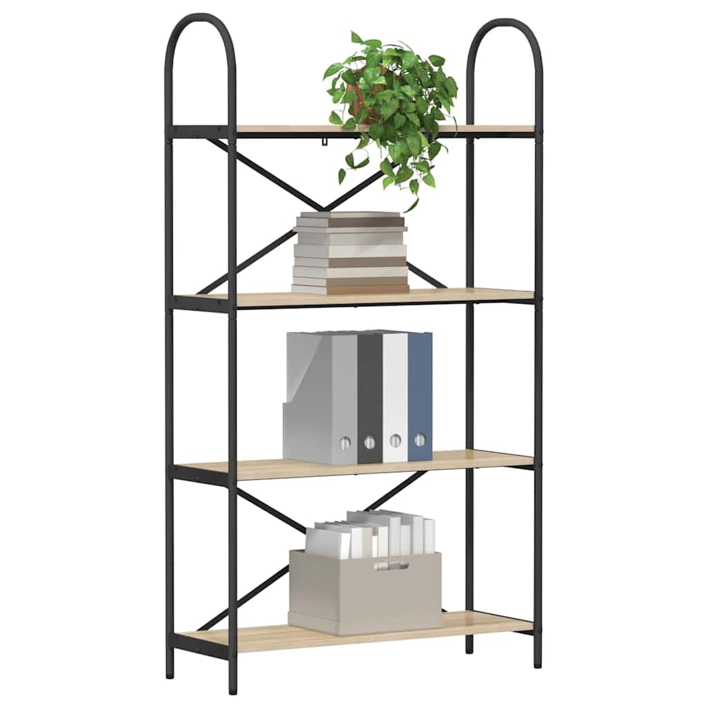 Bokhylle Sonoma eik 80 x 30 x 146 cm Konstruert tre