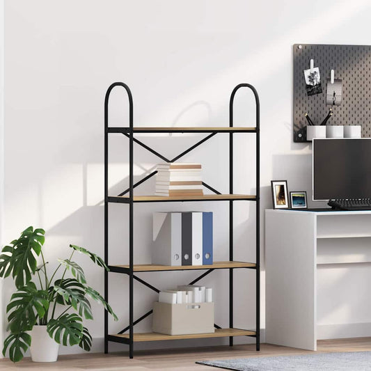 Bokhylle artisan eik 80 x 30 x 146 cm Konstruert tre