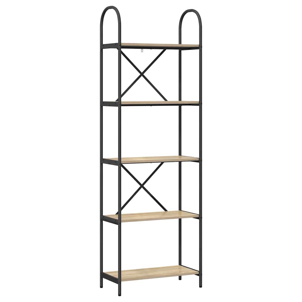 Bokhylle Sonoma eik 60 x 30 x 183 cm Konstruert tre