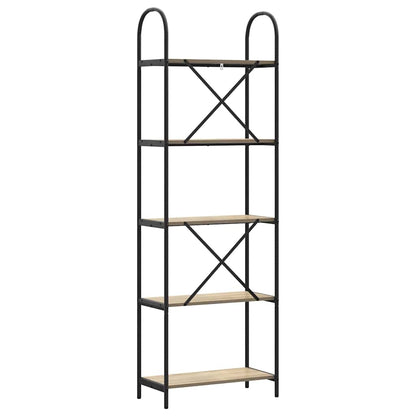 Bokhylle Sonoma eik 60 x 30 x 183 cm Konstruert tre