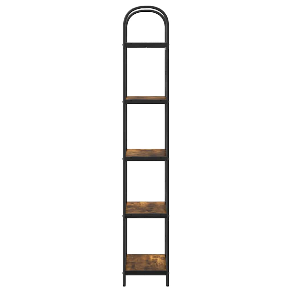 Bokhylle Røkt eik 60 x 30 x 183 cm Konstruert tre