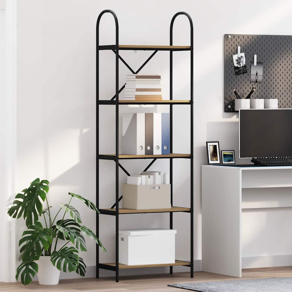 Bokhylle artisan eik 60 x 30 x 183 cm Konstruert tre
