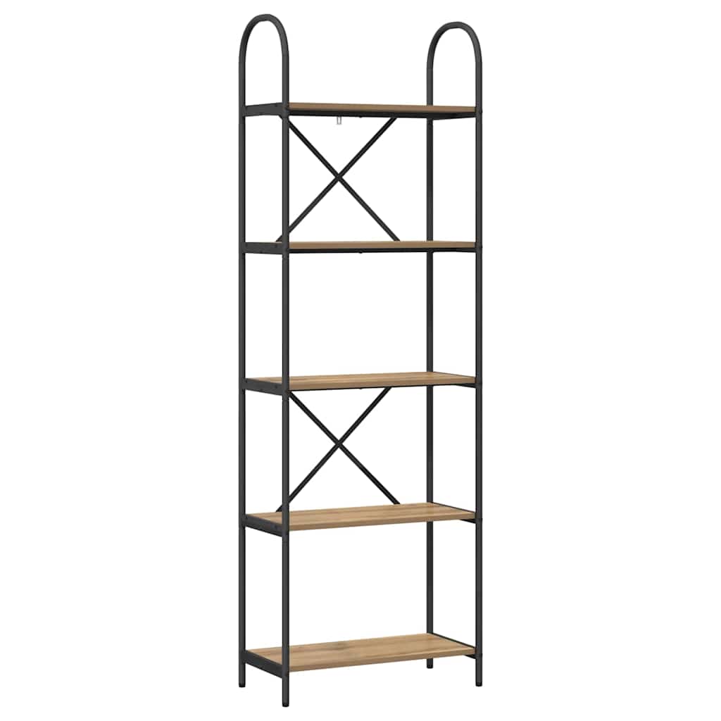 Bokhylle artisan eik 60 x 30 x 183 cm Konstruert tre
