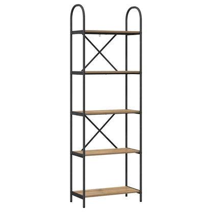Bokhylle artisan eik 60 x 30 x 183 cm Konstruert tre
