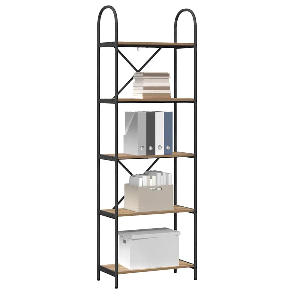 Bokhylle artisan eik 60 x 30 x 183 cm Konstruert tre