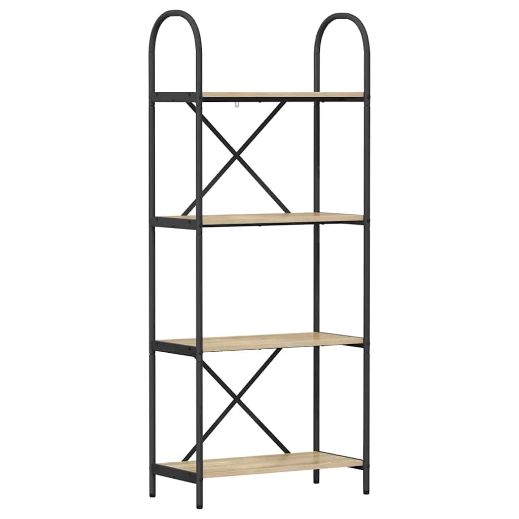 Bokhylle Sonoma eik 60 x 30 x 146 cm Konstruert tre