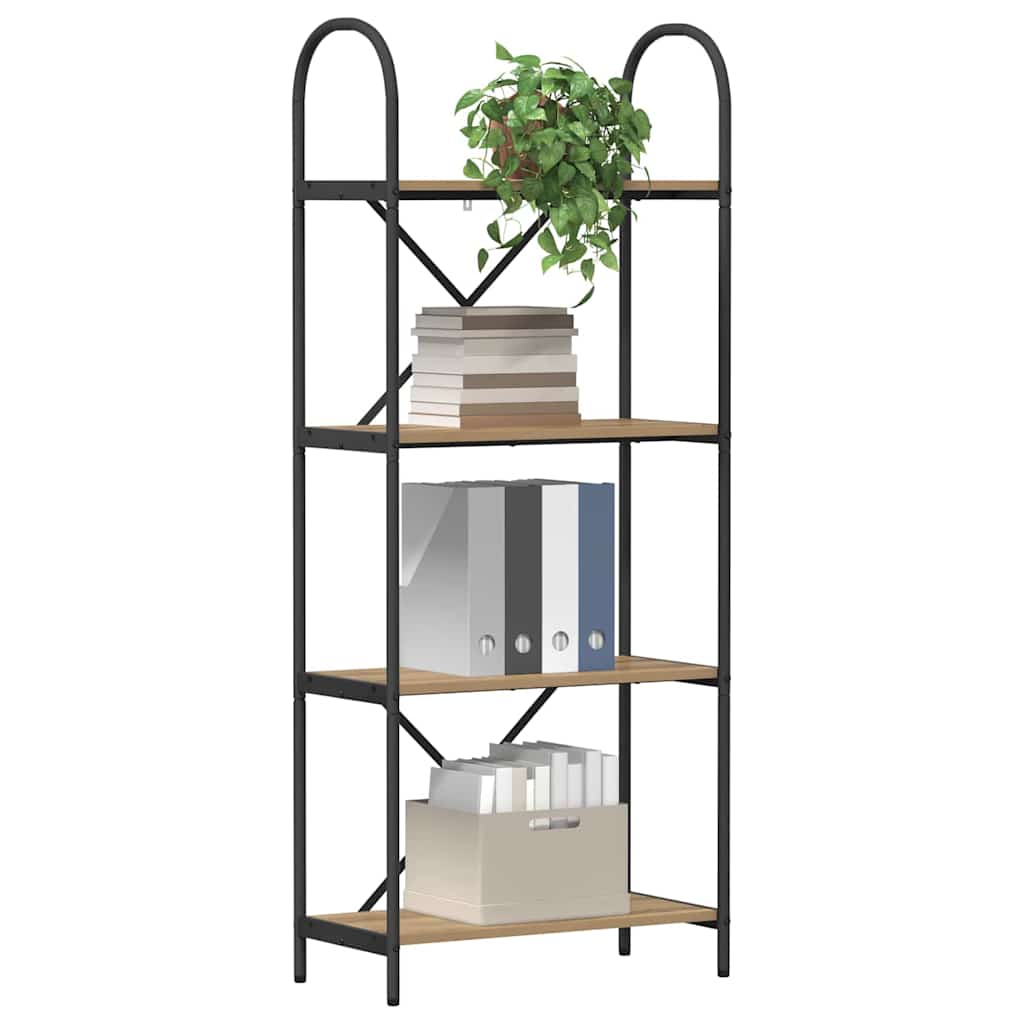 Bokhylle artisan eik 60 x 30 x 146 cm Konstruert tre