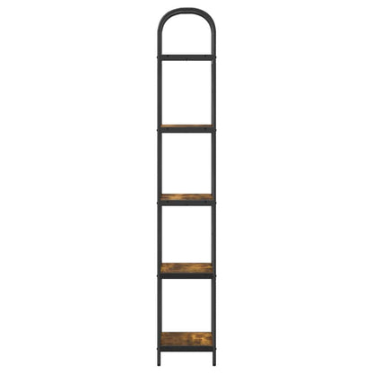 Bokhylle Røkt eik 40 x 30 x 183 cm Konstruert tre