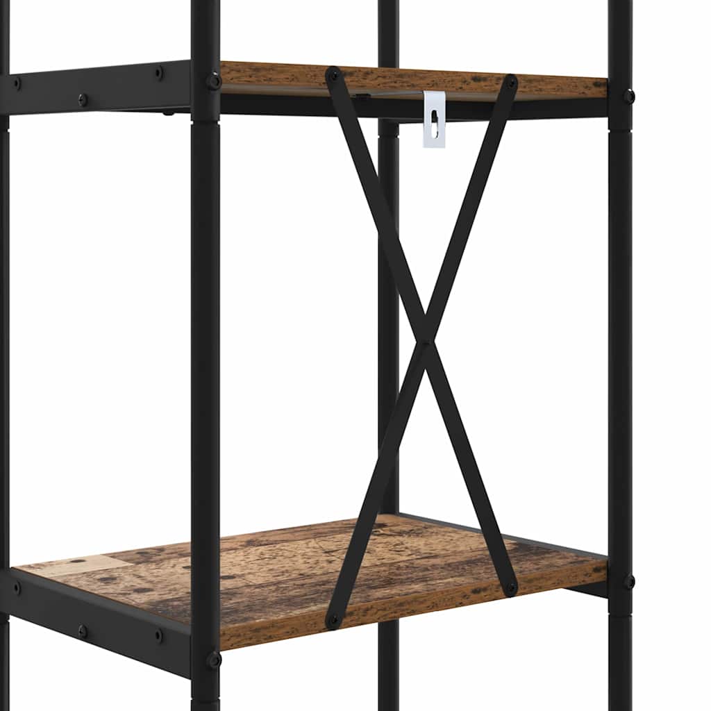 Bokhylle Gammelt tre 40 x 30 x 183 cm Konstruert tre