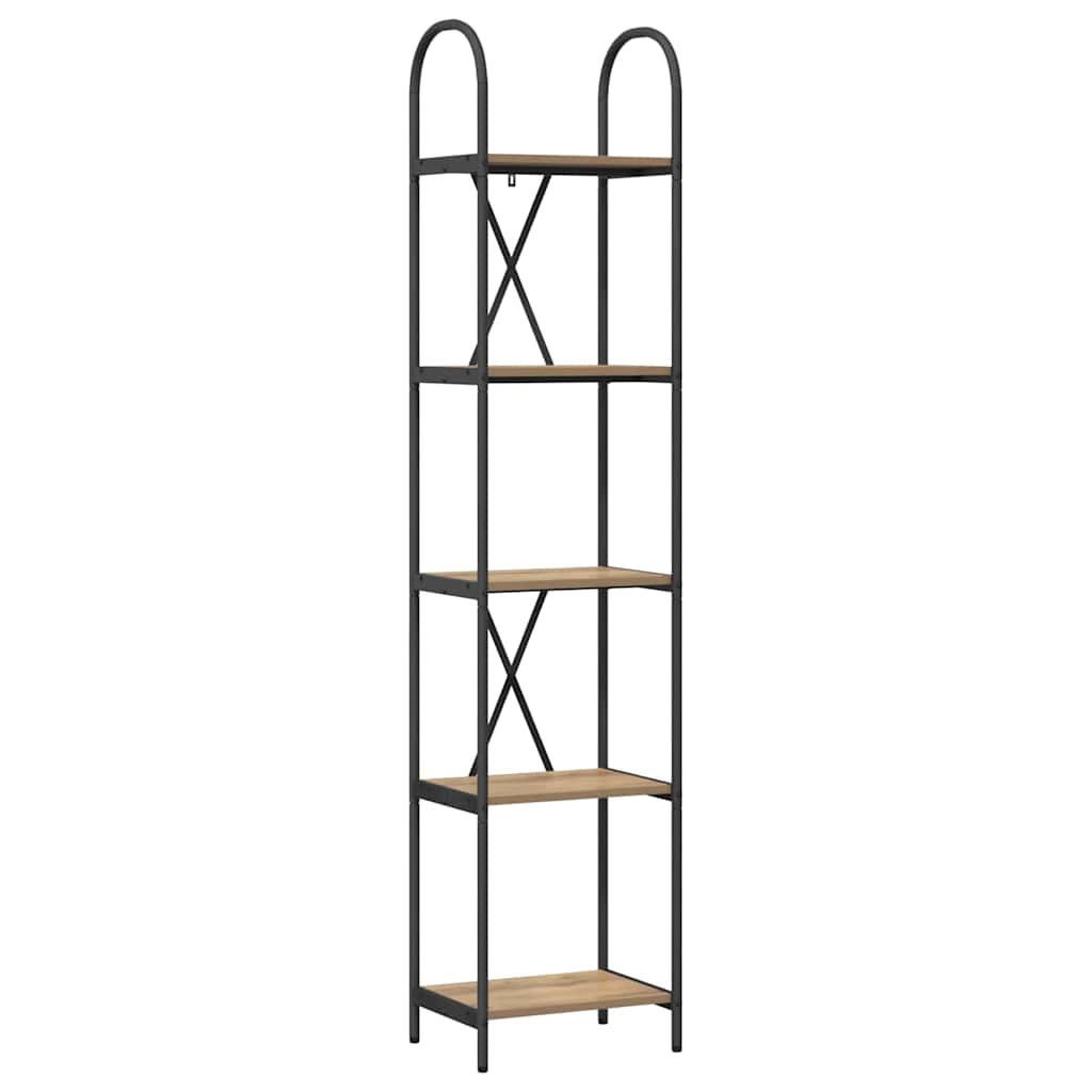 Bokhylle artisan eik 40 x 30 x 183 cm Konstruert tre