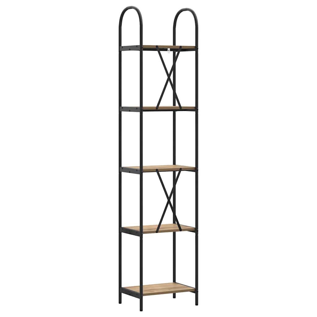 Bokhylle artisan eik 40 x 30 x 183 cm Konstruert tre
