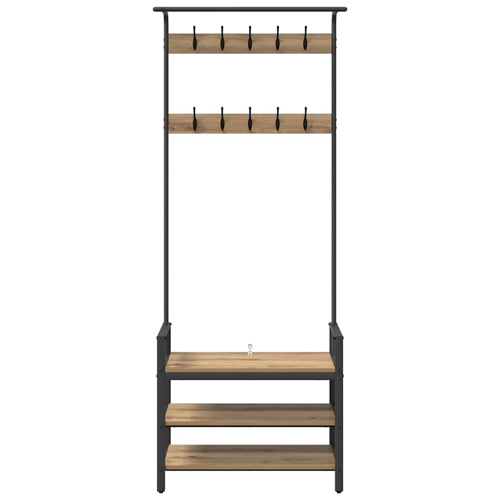 Kleshenger Artisan Eik 75 x 34 x 184 cm Konstruert tre