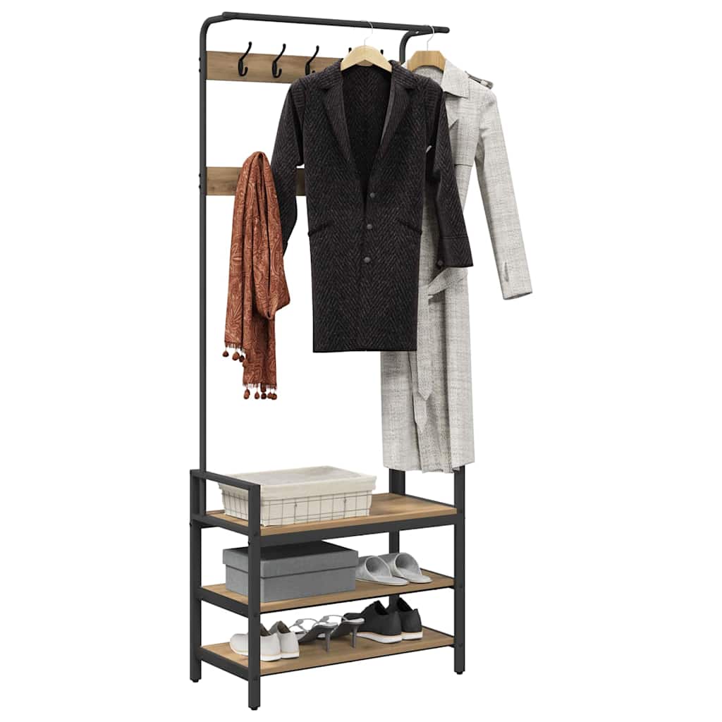 Kleshenger Artisan Eik 75 x 34 x 184 cm Konstruert tre