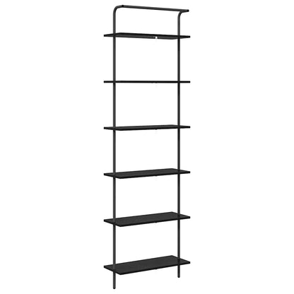 Bokhylle Svart Eik 60 x 24 x 203 cm Konstruert tre