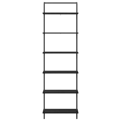 Bokhylle Svart Eik 60 x 24 x 203 cm Konstruert tre