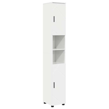 Baderomsmøbelsett 4 pcs Høyglans Hvit 61 x 35 x 64 cm