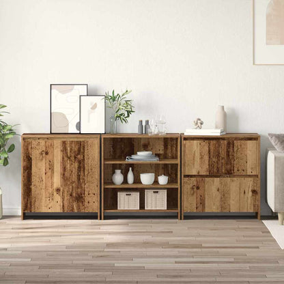 Skap Gammelt Tre med hylle Annet 3 stk 70 x 41 x 75 cm