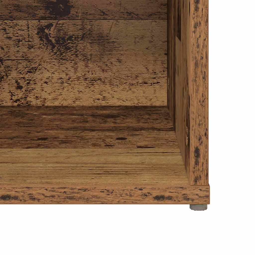 TV-benksett 2 pcs Gamle tre 37 x 35 x 72 cm Konstruert tre