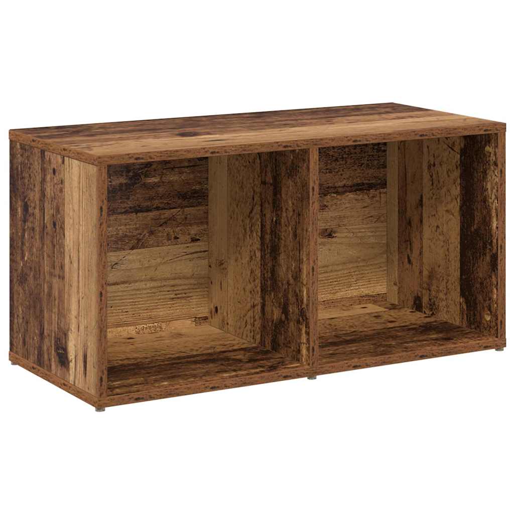 TV-benksett 2 pcs Gamle tre 37 x 35 x 72 cm Konstruert tre
