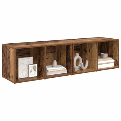 TV-benksett 2 pcs Gamle tre 37 x 35 x 72 cm Konstruert tre