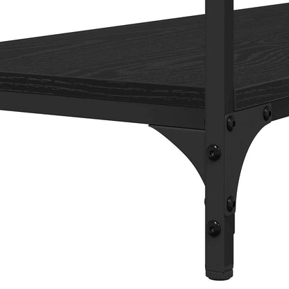 Avlastningsbord konsollbord Svart Eik 100 x 34.5 x 75 cm