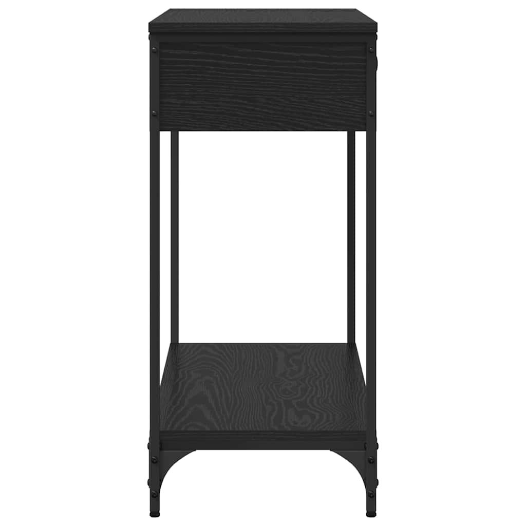 Avlastningsbord konsollbord Svart Eik 100 x 34.5 x 75 cm