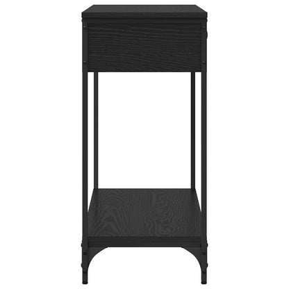 Avlastningsbord konsollbord Svart Eik 100 x 34.5 x 75 cm