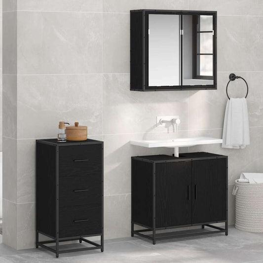 Skjenk Svart Eik 35,5 x 35 x 76 cm