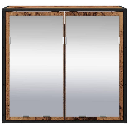 Baderomsspeilskap Gammelt tre 65 x 20 x 60 cm Konstruert tre