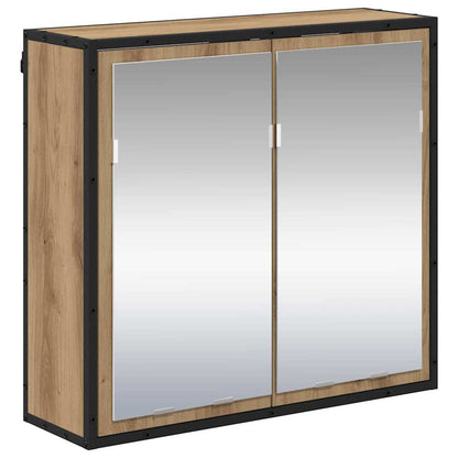 Baderomsspeilskap artisan eik 65 x 20 x 60 cm Konstruert tre