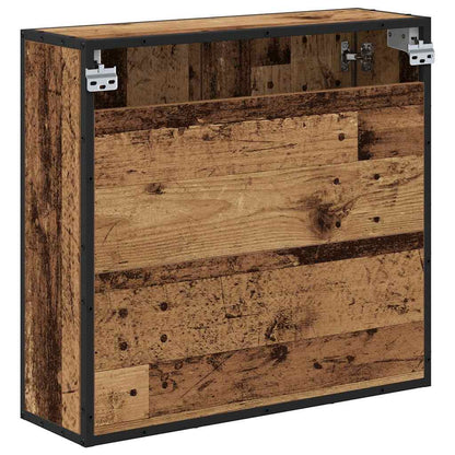 Baderomsspeilskap Gammelt tre 65 x 20 x 60 cm Konstruert tre