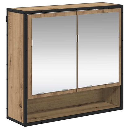 Baderomsspeilskap artisan eik 65 x 20 x 60 cm Konstruert tre
